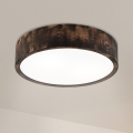 Brilagi - LED φωτιστικό οροφής CARVALHO SMOKEY LED/36W/230V σε απόχρωση βελανιδιάς, διάμ. 37,5 cm