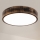 Brilagi - LED φωτιστικό οροφής CARVALHO SMOKEY LED/36W/230V, φινίρισμα δρυός, διάμ. 47,5 cm
