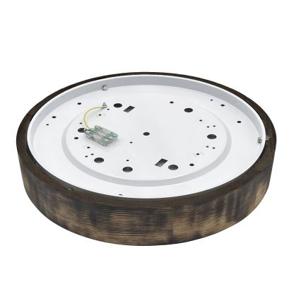 Brilagi - LED φωτιστικό οροφής CARVALHO SMOKEY LED/36W/230V, φινίρισμα δρυός, διάμ. 47,5 cm