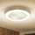 Brilagi - LED Φωτιστικό οροφής dimmable με ανεμιστήρα LED/30W/230V 3000-6500K λευκό + τηλεχειριστήριο