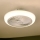 Brilagi - LED Φωτιστικό οροφής dimmable με ανεμιστήρα LED/30W/230V 3000-6500K λευκό + τηλεχειριστήριο