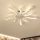 Brilagi - LED Φωτιστικό οροφής dimmable με ανεμιστήρα LED/50W/230V 3000-6500K λευκό + τηλεχειριστήριο