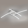 Brilagi - LED φωτιστικό οροφής STRIPES LED/32W/230V 69x69 cm ασημί