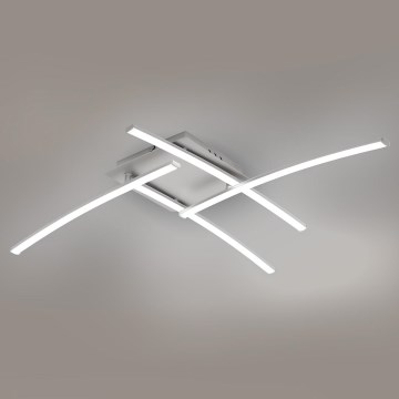 Brilagi - LED φωτιστικό οροφής STRIPES LED/32W/230V 69x69 cm ασημί