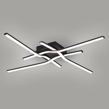Brilagi - LED Φωτιστικό οροφής STRIPES LED/38W/230V 68x68 cm μαύρο