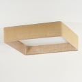 Brilagi - LED φωτιστικό οροφής VELVET SQUARE LED/24W/230V 43x43 cm καφέ