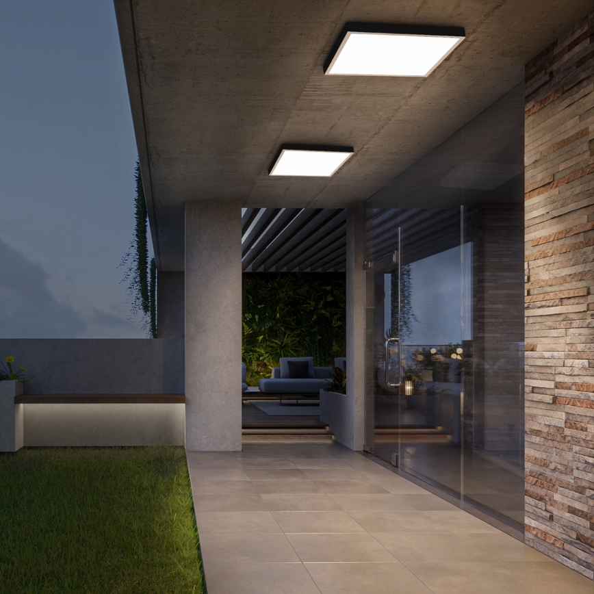 Brilagi - LED φωτιστικό οροφής για μπάνιο FRAME LED/50W/230V 60x60 cm IP44 μπεζ