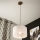 Brilagi - LED Φωτιστικό οροφής με καλώδιο ANTHONY 1xE27/60W/230V δρυς καρυδιά/λευκό
