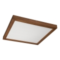 Brilagi - LED Φωτιστικό οροφής μπάνιου WOODY FRAME LED/40W/230V 60x60 cm IP44 κερασιά