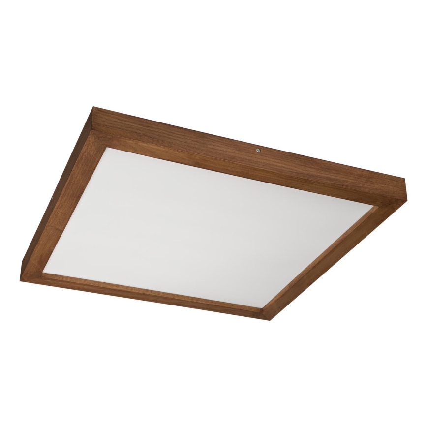 Brilagi - LED Φωτιστικό οροφής μπάνιου WOODY FRAME LED/40W/230V 60x60 cm IP44 κερασιά