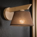 Brilagi - LED  Φωτιστικό τοίχου ANTHONY 1xE14/40W/230V δρυς/καφέ
