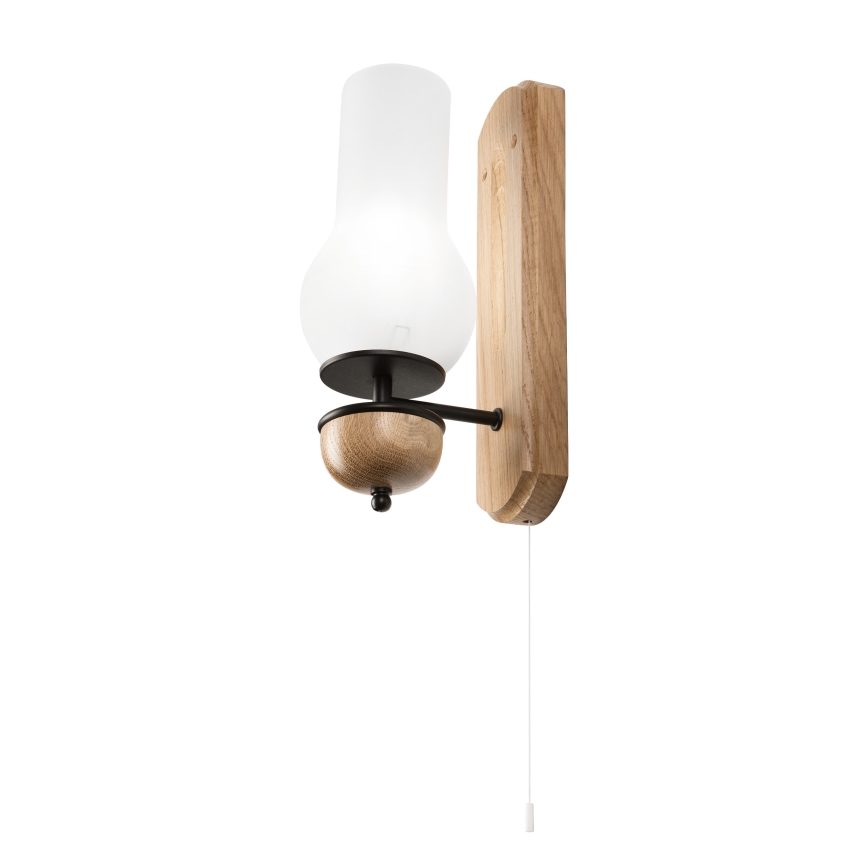 Brilagi - LED Φωτιστικό τοίχου COTTAGE 1xE14/40W/230V δρυς/λευκό