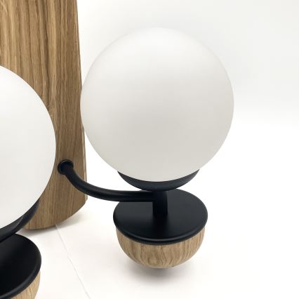 Brilagi - LED Φωτιστικό τοίχου COTTAGE 2xG9/40W/230V δρυς/λευκό