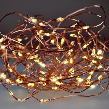 Brilagi - LED Χριστουγεννιάτικη γιρλάντα 100xLED/3xAA 10m θερμό λευκό