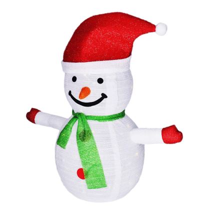 Brilagi - LED Χριστουγεννιάτικη εξωτερική διακόσμηση 40xLED/3xAA IP44 χιονάνθρωπος