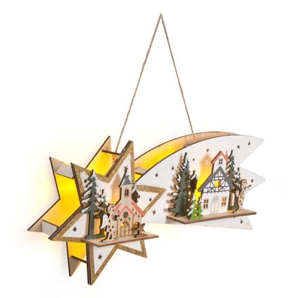 Brilagi - LED Χριστουγεννιάτικη διακόσμηση LED/2xAA κομήτης