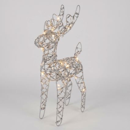 BRILAGI - LED Χριστουγεννιάτικο διακοσμητικό LED/3xAA 42 cm τάρανδος θερμό λευκό