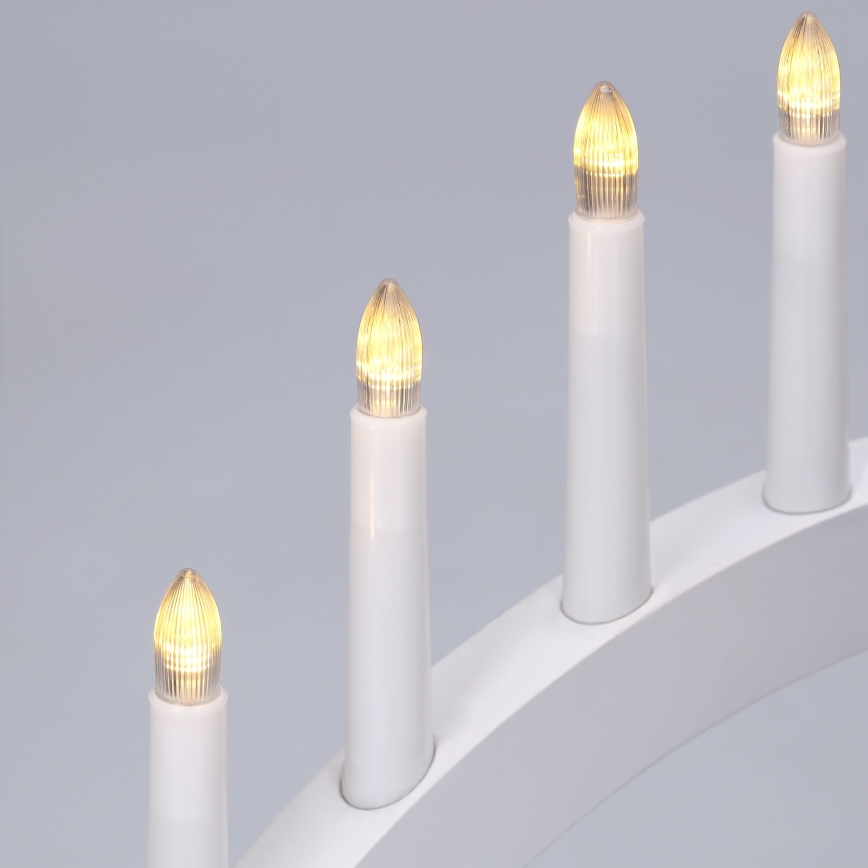 BRILAGI - LED Χριστουγεννιάτικο κηροπήγιο 7xLED/2xAA λευκό