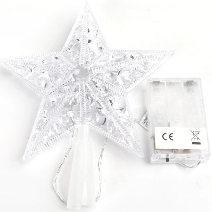 BRILAGI - LED Χριστουγεννιάτικο διακοσμητικό LED/3xAA 21 cm αστέρι θερμό λευκό