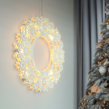 Brilagi - LED Χριστουγεννιάτικη διακόσμηση LED/2xAA 30 εκ. στεφάνι