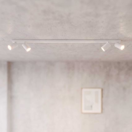 BRILAGI - Σημειακό φωτιστικό SELE LONG 4xGU10/30W/230V λευκό