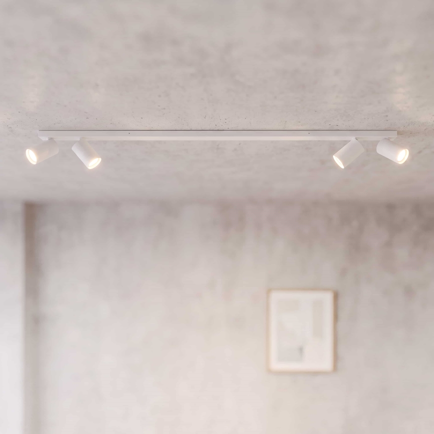 BRILAGI - Σημειακό φωτιστικό SELE LONG 4xGU10/30W/230V λευκό