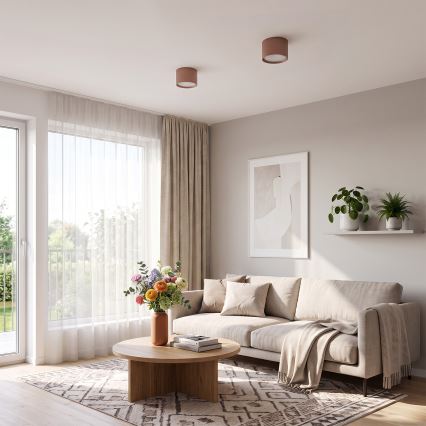 BRILAGI - Σημειακό φωτιστικό SMOOTH 1xGX53/15W/230V 60x82 mm καφέ