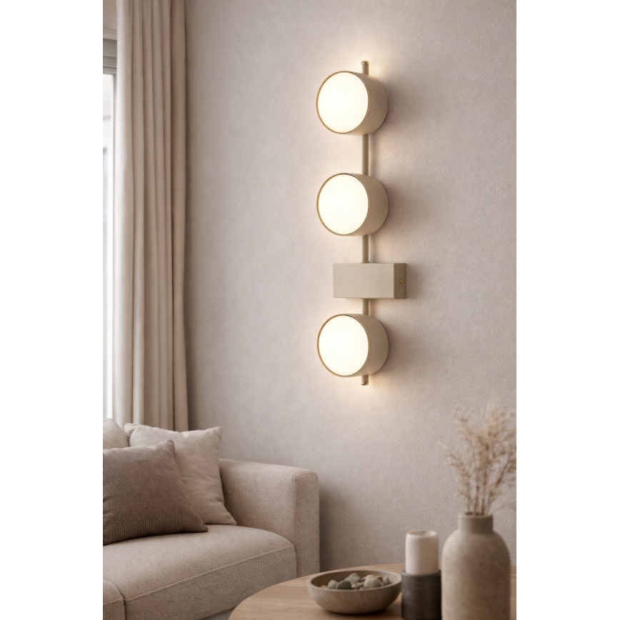 Brilagi - Σποτ φωτιστικό 3xGX53/12W/230V μπεζ