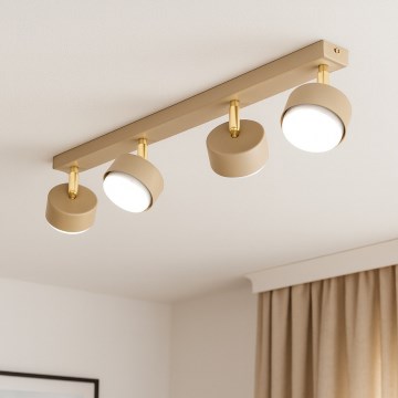 Brilagi - Σποτ φωτιστικό 4xGX53/12W/230V μπεζ