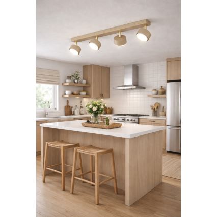 Brilagi - Σποτ φωτιστικό 4xGX53/12W/230V μπεζ