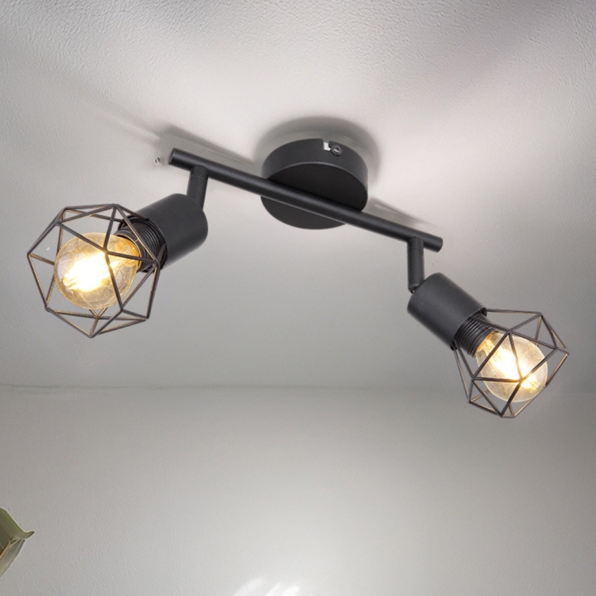 Brilagi - Σποτ φωτιστικό CAGE 2xE14/40W/230V