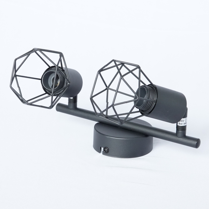 Brilagi - Σποτ φωτιστικό CAGE 2xE14/40W/230V