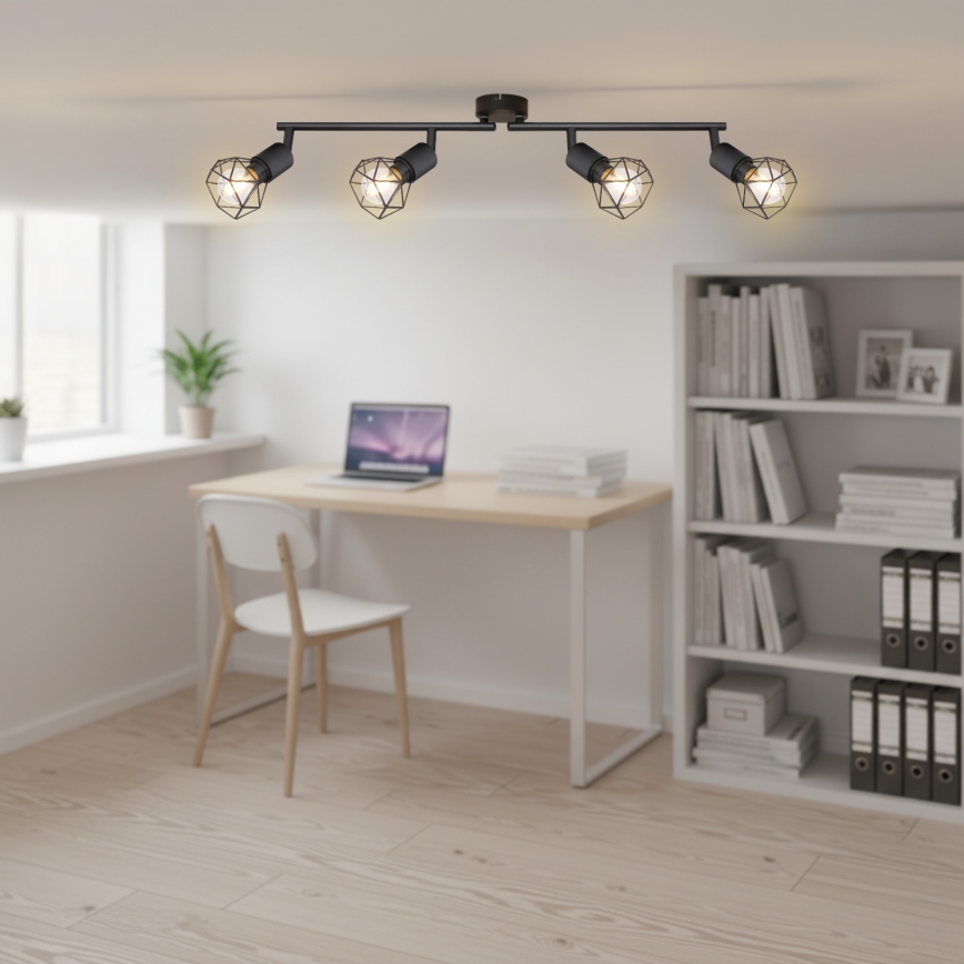 Brilagi - Σποτ φωτιστικό CAGE 4xE14/40W/230V