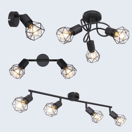 Brilagi - Σποτ φωτιστικό CAGE 4xE14/40W/230V