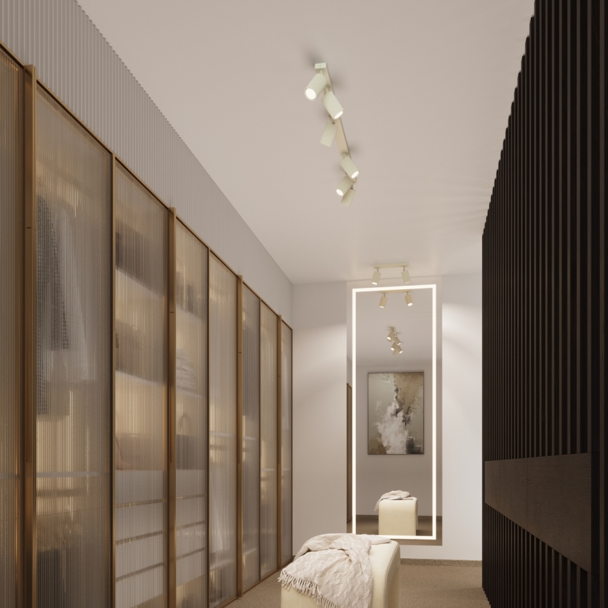 Brilagi - Σποτ φωτιστικό CRESTO 1xGU10/10W/230V 30 cm κρεμ