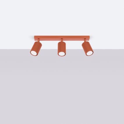 Brilagi - Σποτ φωτιστικό CRESTO 3xGU10/10W/230V κόκκινο