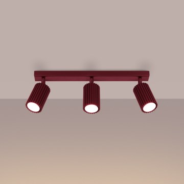 Brilagi - Σποτ φωτιστικό CRESTO 3xGU10/10W/230V μπορντό