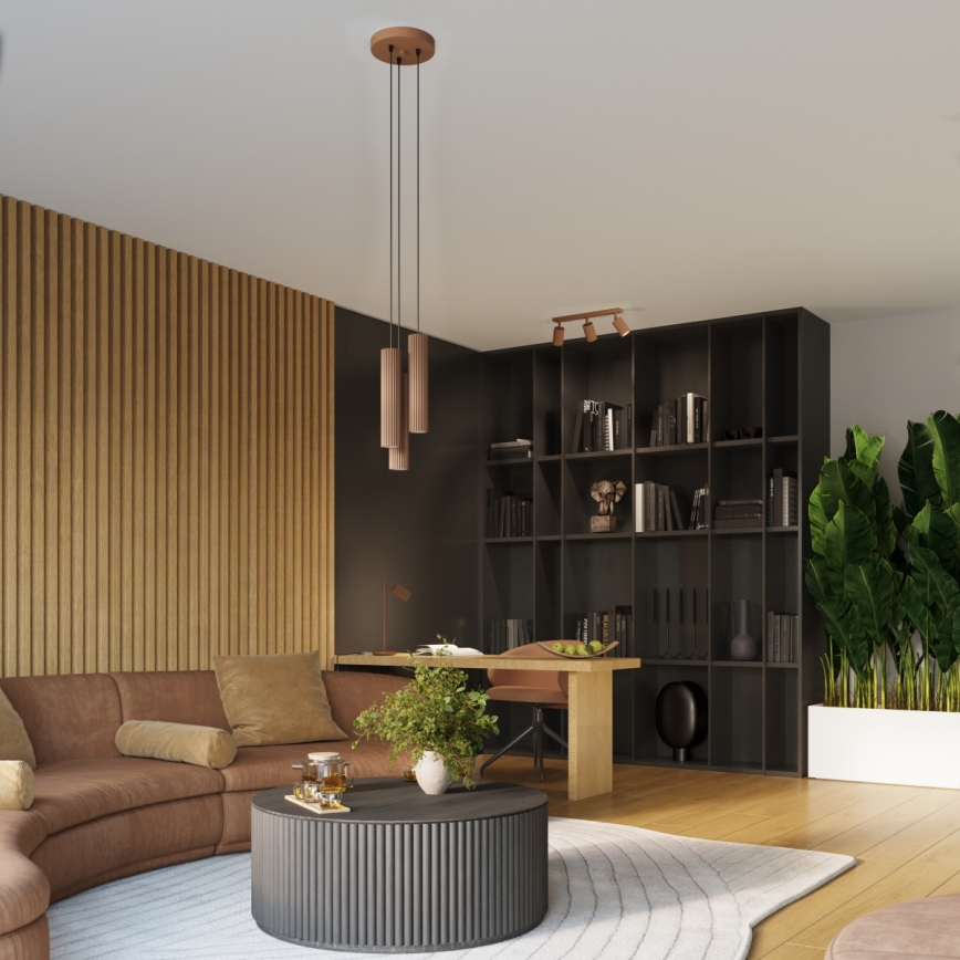 Brilagi - Σποτ φωτιστικό CRESTO 6xGU10/10W/230V καφέ