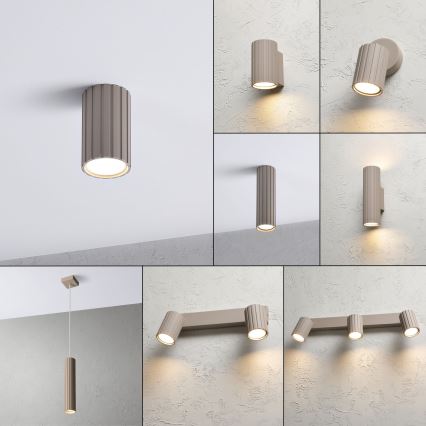 Brilagi - Σποτ φωτιστικό CRISPINA 1xGU10/10W/230V 10 cm μπεζ