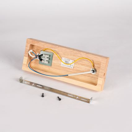 Brilagi - Σποτ φωτιστικό HYGGE 2xE14/15W/230V ξύλο/καπνιστό