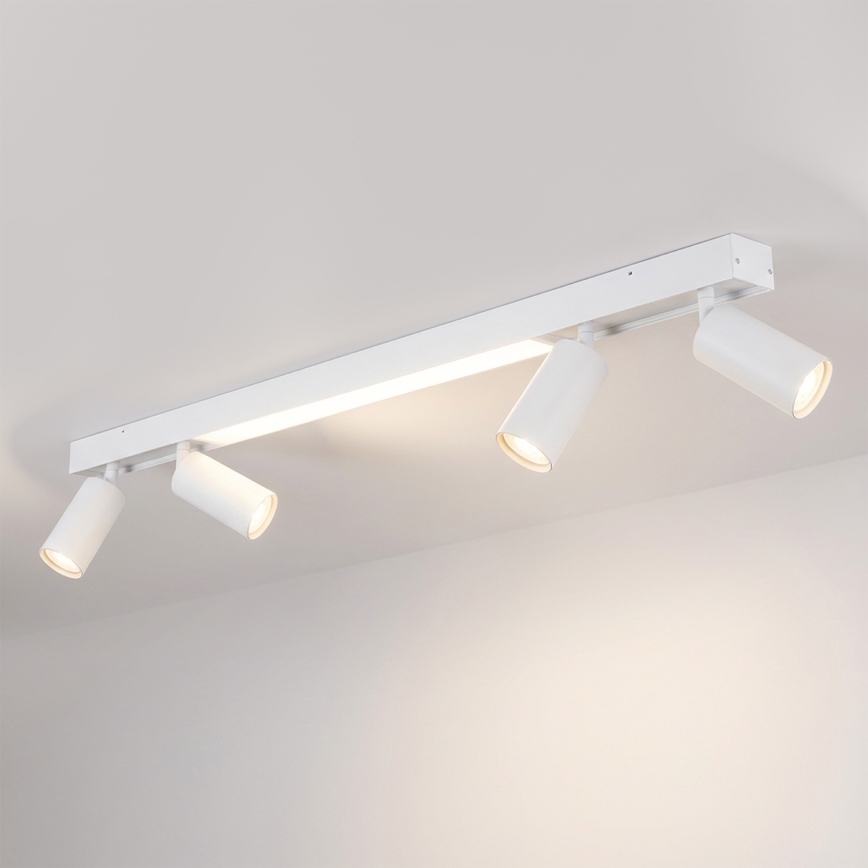 Brilagi - Σποτ φωτιστικό LED SELE 4xGU10/30W/230V + LED/25W λευκό
