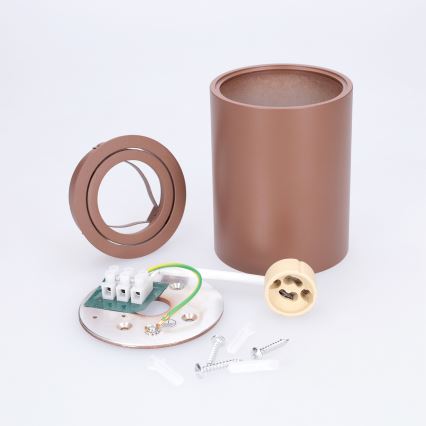 BRILAGI - Σποτ φωτιστικό MIA 1xGU10/30W/230V 100x80 mm καφέ