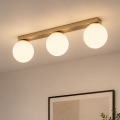 Brilagi - Σποτ φωτιστικό MILO 3xE27/60W/230V μπεζ/χρυσό