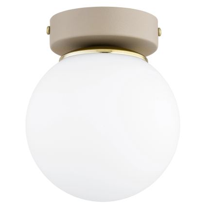 Brilagi - Σποτ φωτιστικό MILO ECRU 1xE27/60W/230V μπεζ/χρυσό