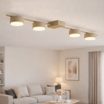 Brilagi - Σποτ φωτιστικό MONO 4xGX53/12W/230V μπεζ