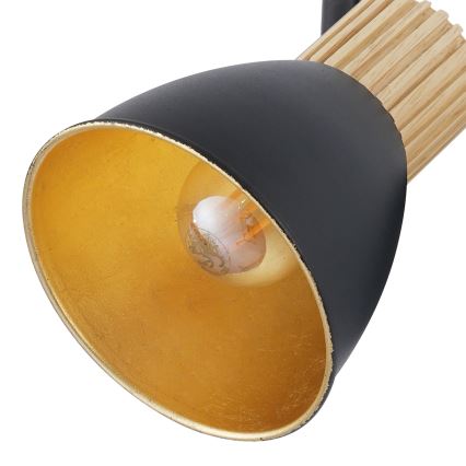 Brilagi - Σποτ φωτιστικό ODENSE 2xE14/10W/230V ξύλο/μαύρο