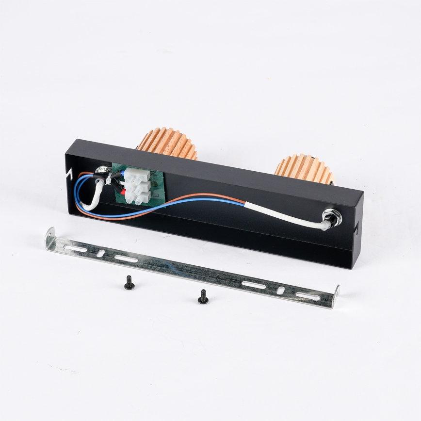 Brilagi - Σποτ φωτιστικό ODENSE 2xE14/10W/230V ξύλο/μαύρο