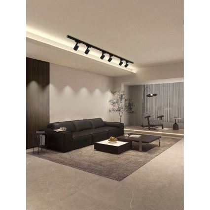 Brilagi - Σποτ φωτιστικό σε σύστημα ράγας HUSKY 6xGU10/10W/230V μαύρο