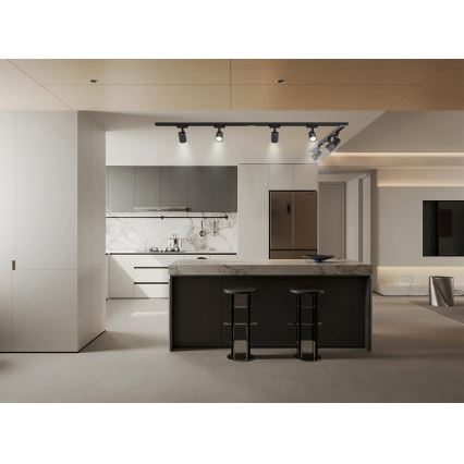 Brilagi - Σποτ φωτιστικό σε σύστημα ράγας HUSKY 8xGU10/10W/230V μαύρο