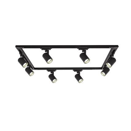 Brilagi - Σποτ φωτιστικό σε σύστημα ράγας HUSKY 8xGU10/10W/230V μαύρο